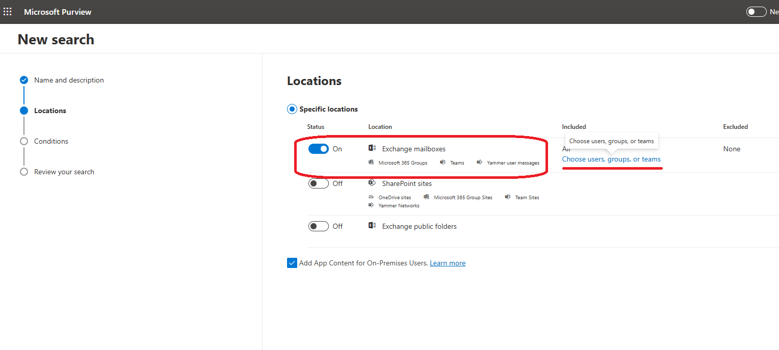 How to back up O365 e-mail to .pst file by Content Search