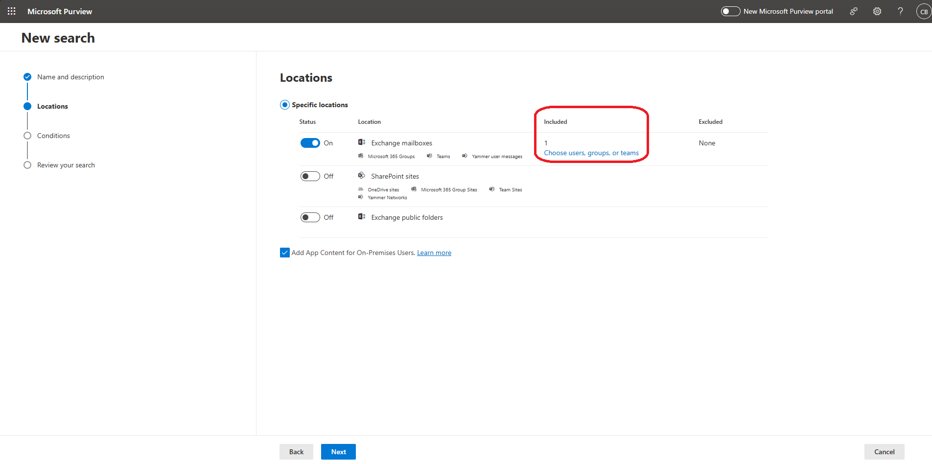 How to back up O365 e-mail to .pst file by Content Search