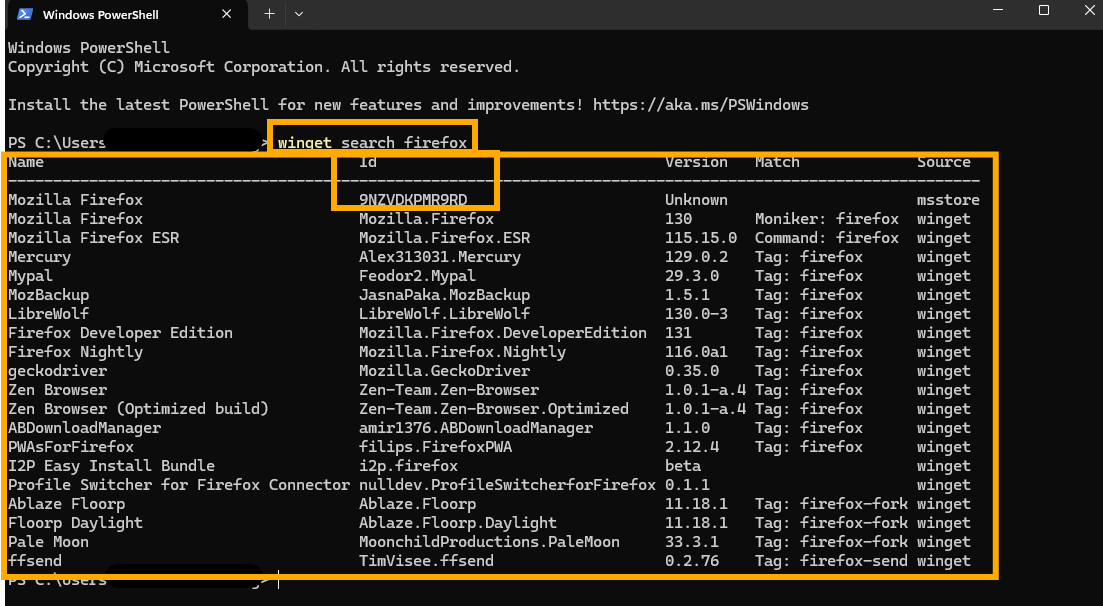 การติดตั้ง Programs ผ่าน Command Prompt Winget.