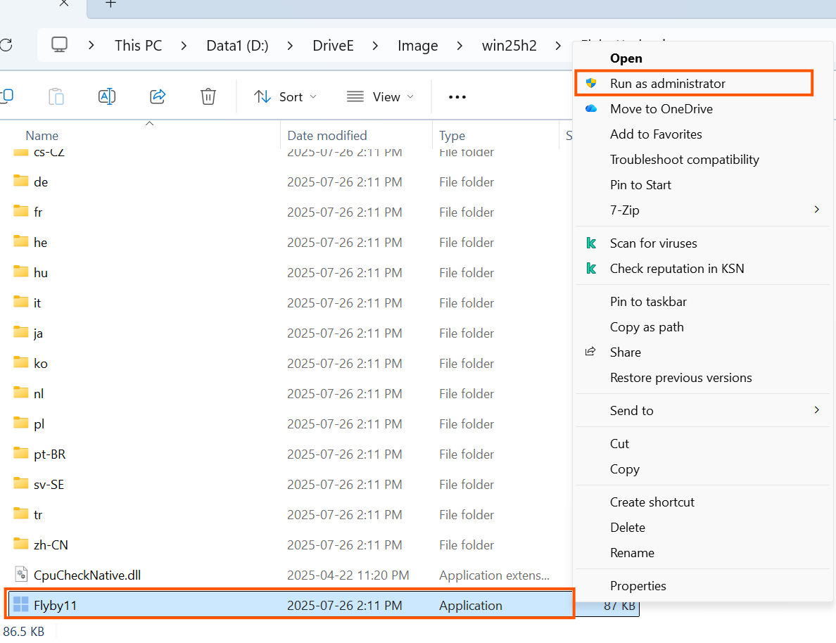 การ Update Windows 11 จากเวอร์ชัน 24H2 เป็น 25H2 ด้วยไฟล์ Image ISO.