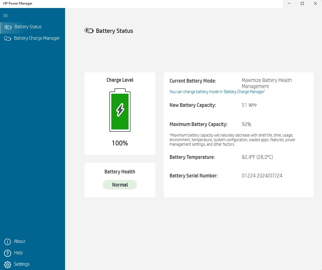 What is the Battery Charge Manager?, And what can it be used?(Base on HP Laptop).