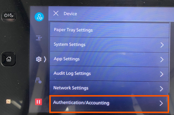 How to create User Accounts Printer FUJI on Printer Machine Model Apeos