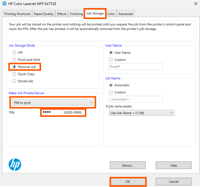 Hp Printer Printing Code How to setup Secure Print on HP Printer.